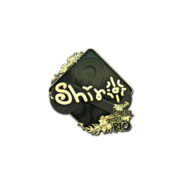 Sticker | sh1ro (Gold) | Rio 2022