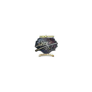 Sticker | shox (Gold) | Berlin 2019