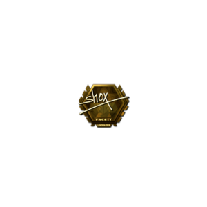 Sticker | shox (Gold) | London 2018