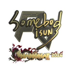 Sticker | somebody (Gold) | Shanghai 2024