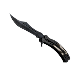 ★ Butterfly Knife | Black Laminate (Factory New)