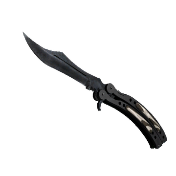 ★ Butterfly Knife | Black Laminate (Minimal Wear)