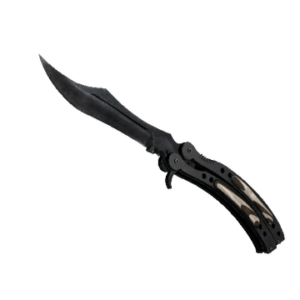 ★ Butterfly Knife | Black Laminate (Well-Worn)