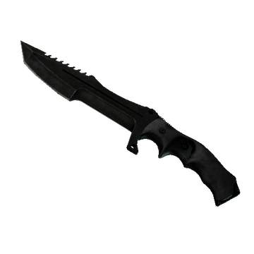 ★ Huntsman Knife | Black Laminate (Battle-Scarred)