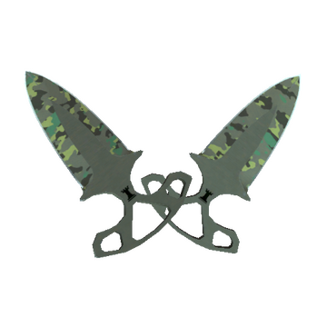 ★ Shadow Daggers | Boreal Forest (Well-Worn)