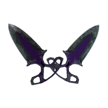★ Shadow Daggers | Ultraviolet (Battle-Scarred)