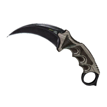 ★ StatTrak™ Karambit | Black Laminate (Factory New)