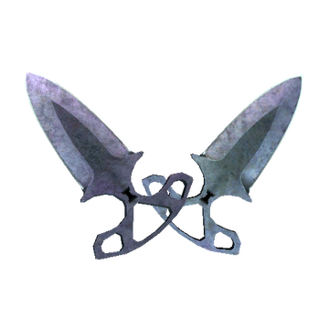 ★ StatTrak™ Shadow Daggers | Blue Steel (Battle-Scarred)