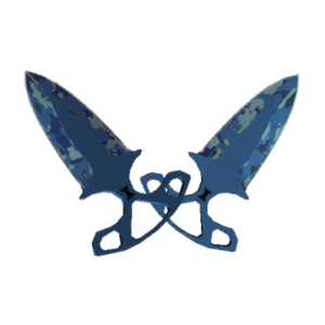 ★ StatTrak™ Shadow Daggers | Bright Water (Well-Worn)