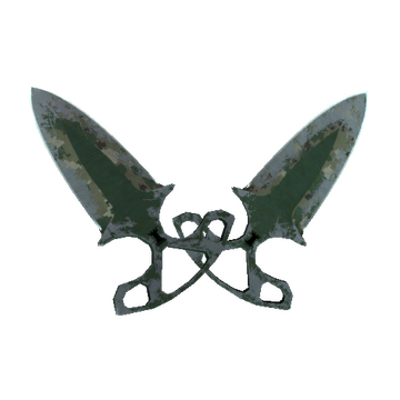 ★ StatTrak™ Shadow Daggers | Forest DDPAT (Battle-Scarred)