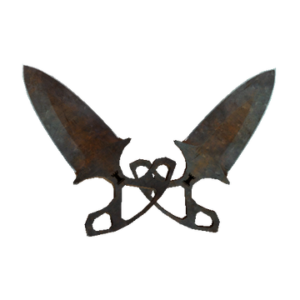 ★ StatTrak™ Shadow Daggers | Rust Coat (Battle-Scarred)