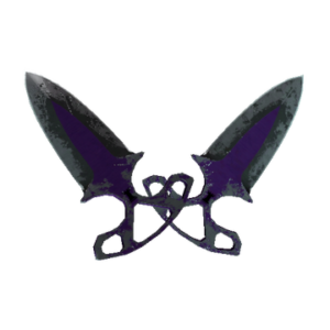 ★ StatTrak™ Shadow Daggers | Ultraviolet (Battle-Scarred)