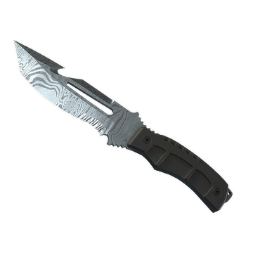★ Survival Knife | Damascus Steel (Well-Worn)